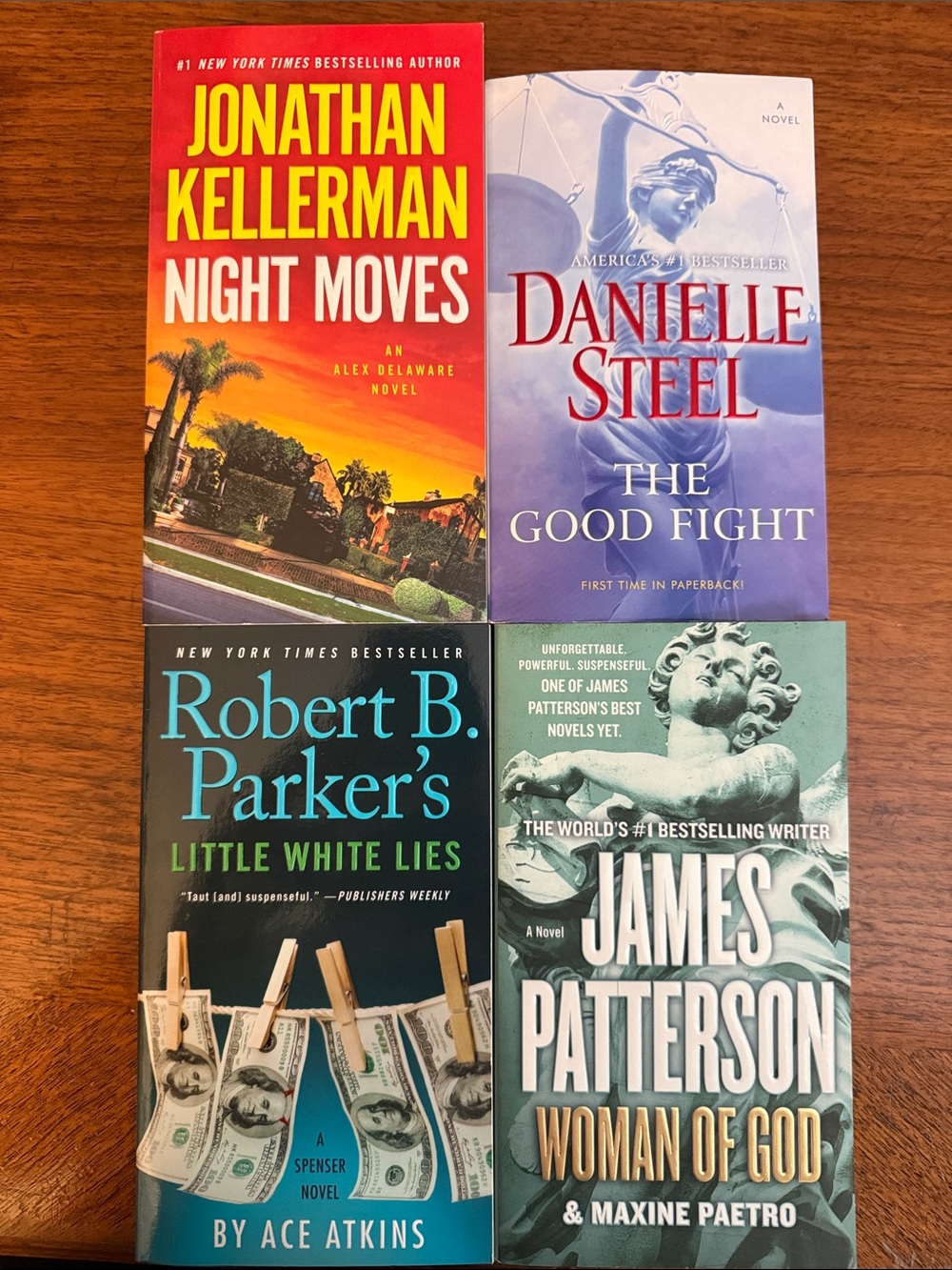 Assorted 4 Paperback Bestseller Book Lot